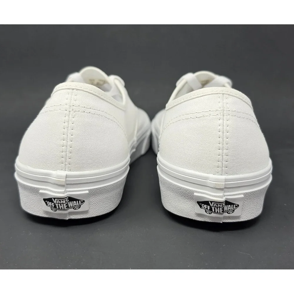 Vans Authentic True White Canvas Low Sneakers Men's 9.5/Women's 11 VN000EE3W00